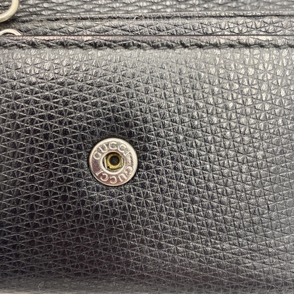 💯 AUTH. Gucci black leather 6 ring key holder - Picture 4 of 6